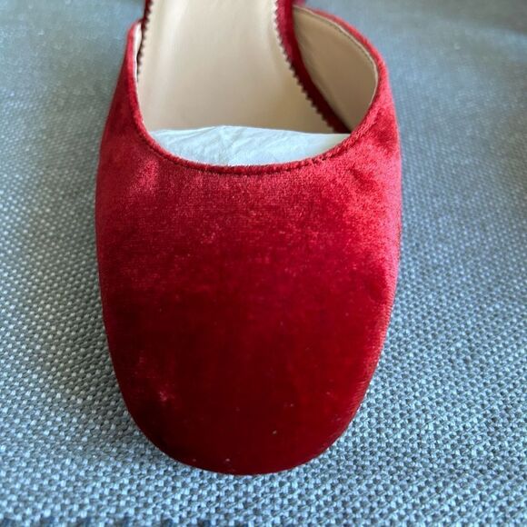 NWOT J.Crew Maisie Studded Velvet Heels - Picture 9 of 12
